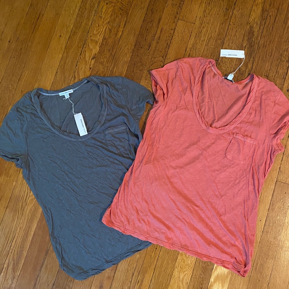 James perse tshirts size 4
